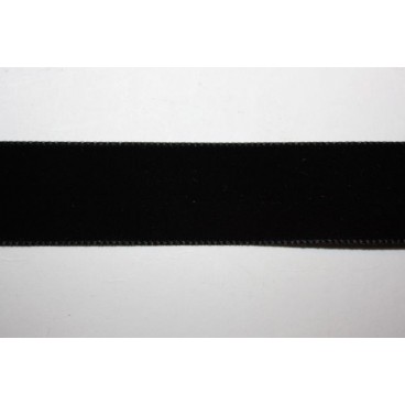 Velvet Ribbon 16mm (5/8") - Black