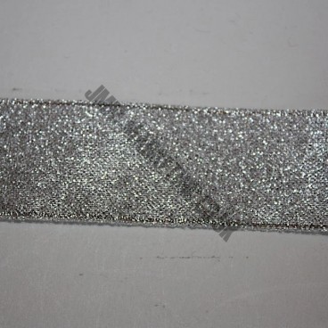 Lurex Ribbon 6mm (1/4") - Silver
