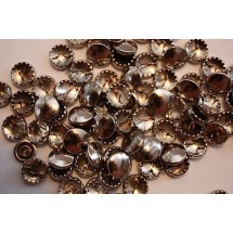 Metal Cover Buttons - Nickel 11mm - 100 Box