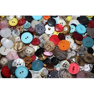 Assorted Bag of Buttons - 500g