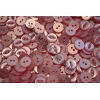 Baby Buttons - Pale Pink - Pack of Ten