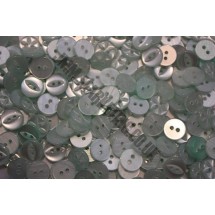 Baby Buttons - Pale Green - Pack of Ten