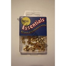 Essential Eyelets - 3mm - Brass
