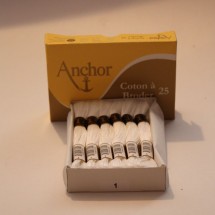 Anchor Cotton a Broder - White (01)