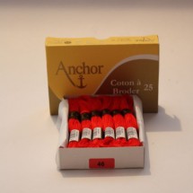 Anchor Cotton a Broder - Red (46)