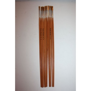 Nylon Brushes Round Fitches - Size 6