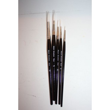Sable Substitute Brushes - Assorted Pack