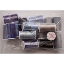 Lesur 100m Colour Pack Blue/Grey - Half Pack