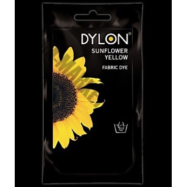 Dylon Tintura Per Tessuti A Mano – Giallo Girasole (Sunflower Yellow), 50g – Per Cotone E Lino