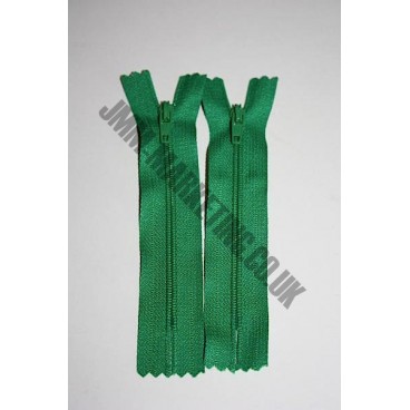 Nylon Zips 4" (10cm) - Emerald