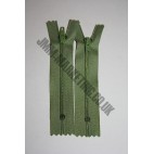 Nylon Zips 4" (10cm) - Light Green