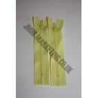 Nylon Zips 4" (10cm) - Lemon