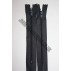 Nylon Zips 4" (10cm) - Dark Grey