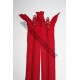 Open Ended Zips 10" (26cm) - Red