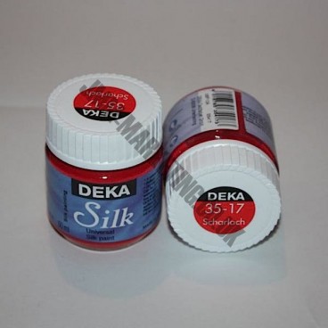 Deka Silk Paint 50ml - Scarlet