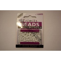 E Beads - White