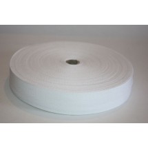 Polyester Webbing 1" (25mm) - White