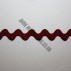 Ric Rac Ribbon - Burgundy