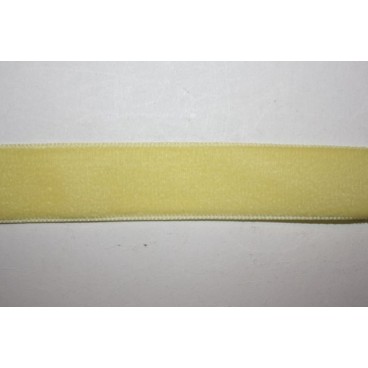 Velvet Ribbon 10mm (3/8") - Yellow