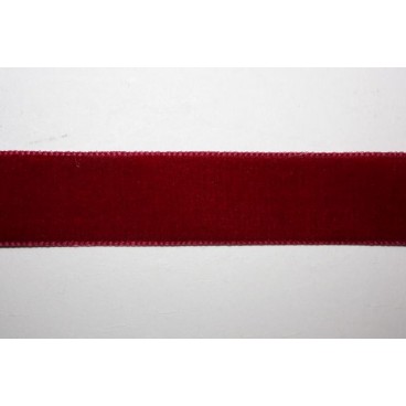 Velvet Ribbon 10mm (3/8") - Burgundy