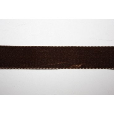 Velvet Ribbon 22/25mm (1") - Brown