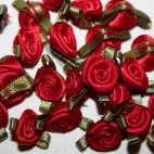 Ribbon Roses - Small - Red