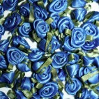 Ribbon Roses - Small - Deep Blue