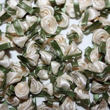Ribbon Roses - Small - Cream