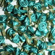 Ribbon Roses - Small - Jade