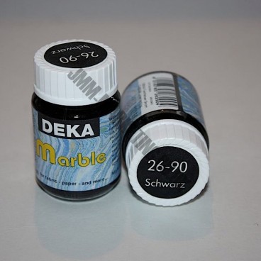 Deka Marble Paint 20ml - Black Deka Marble Paint 20ml - Black