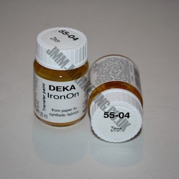 Deka Iron on Paints 25ml - Lemon