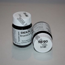 Deka Iron on Paints 25ml - Black