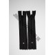 Nylon Zips 6" (15cm) - Black
