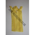 Nylon Zips 5" (13cm) - Yellow