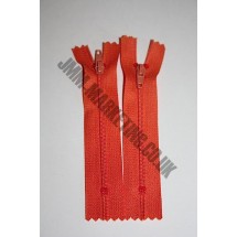 Nylon Zips 6" (15cm)- Orange