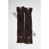 Nylon Zips 6" (15cm) - Dark Brown