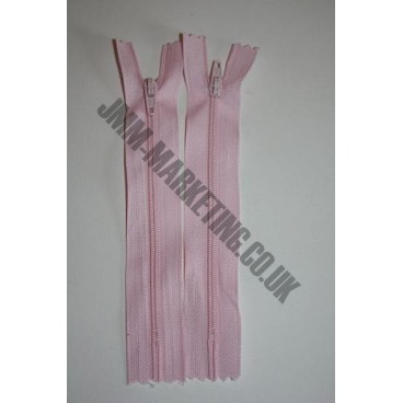 Nylon Zips 7" (18cm)- Light Pink