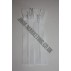 Nylon Zips 8" (20cm) - White