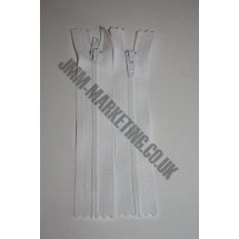 Nylon Zips 10" (26cm) - White