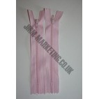 Nylon Zips 16" (41cm) - Light Pink