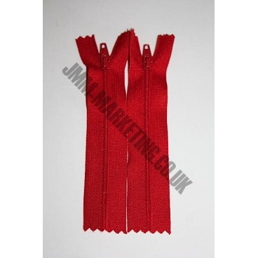 Nylon Zips 20" (51cm) - Red