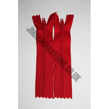 Nylon Zips 22" (56cm) - Red