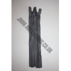 Optilon Concealed Zips 12" (30cm) - Dark Grey
