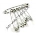 Safety Pins - Nickel 19mm - 1440 Pins