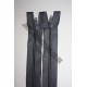 Open Ended Zips 12" (30cm) - Dark Grey