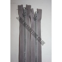 Open Ended Zips 18" (46cm) - Mid Grey