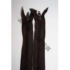 Open Ended Zips 26" (66cm) - Brown
