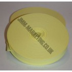 Bias Binding 1" (25mm) - Pale Yellow - Roll