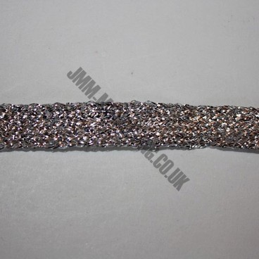Braid Ribbon 6mm (1/4") - Silver