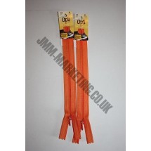 Optilon Concealed Zips 20" (51cm) - Orange